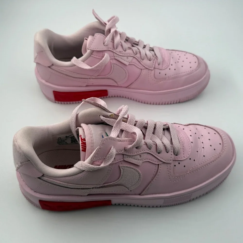 Nike Air Force 1 Fontanka Pink Foam University Red Womens Shoes Size 7.5